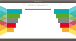 Desktop Screenshot of hairextensionscolourguide.com
