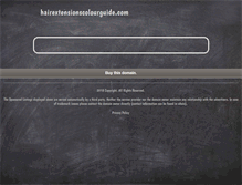 Tablet Screenshot of hairextensionscolourguide.com